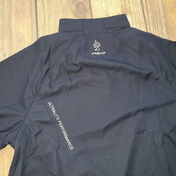 NEW Proquip Mens Small Wind Shirt Short sleeve Golf Ultralite Performance BLUE - Picture 5 of 6